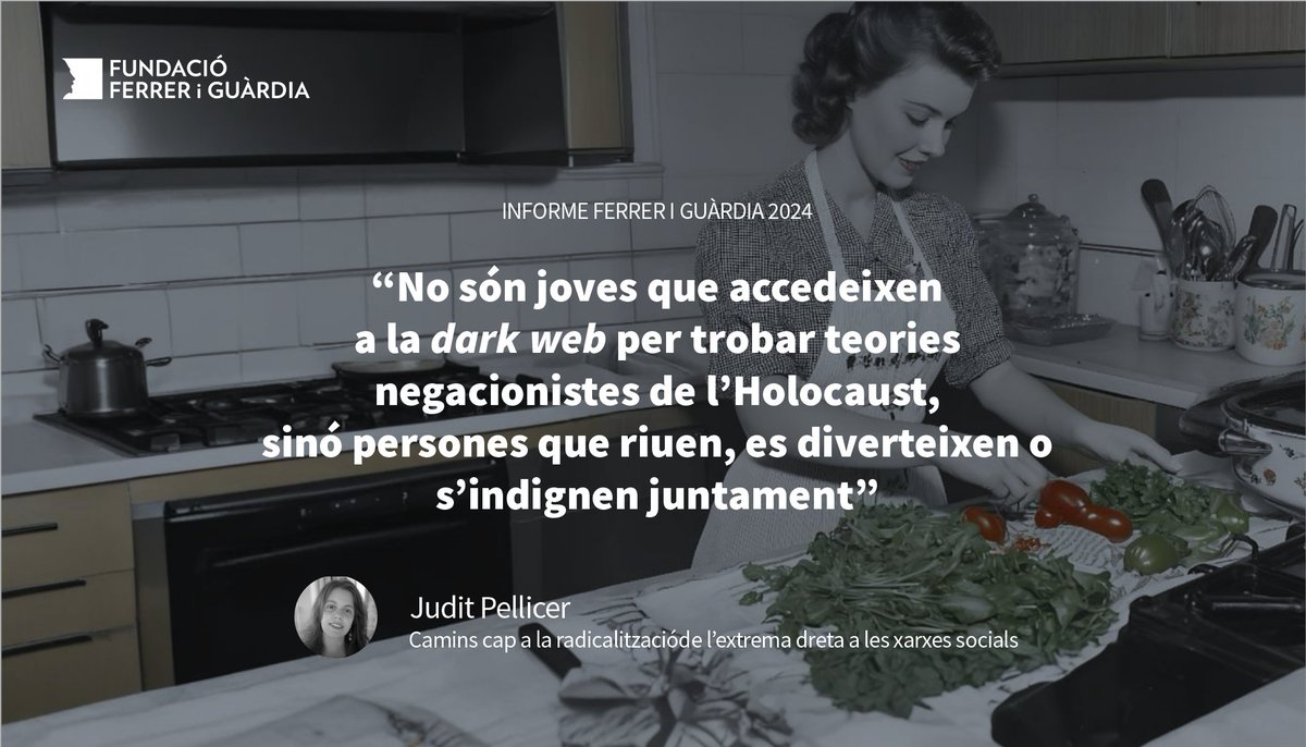 f_ferrerguardia's tweet photo. 📝@judpellicer explora el fenomen de les “trad wifes”, que presenten valors excloents com a ideals aspiracionals, i el paper dels creadors de contingut que amplifiquen l'agenda de l'extrema dreta.  

Presentem l'#InformeFiG2024➡️ https://t.co/Ok01Js3Ghd https://t.co/4ozkgIfmNn