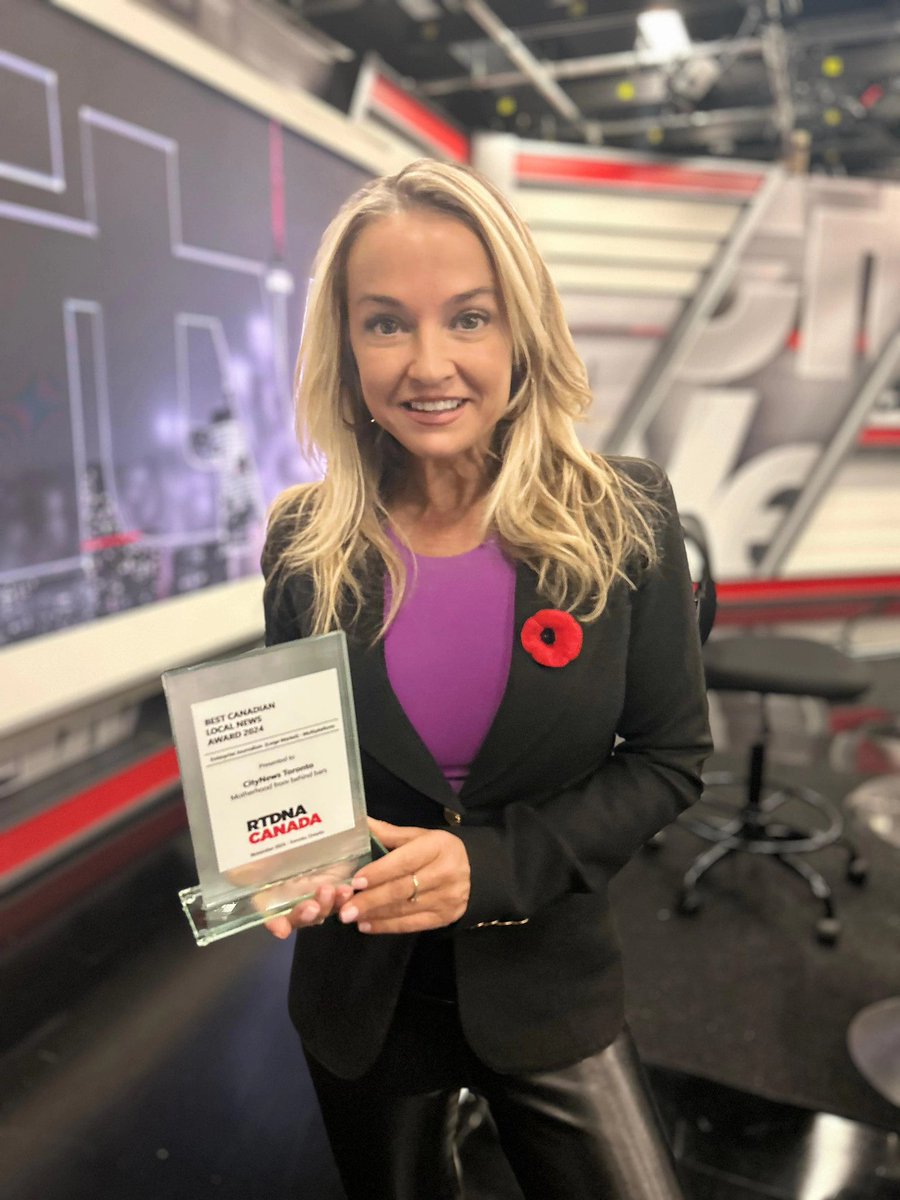 Honoured and excited to announce that “Prison Moms” earned the national <a href="/RTDNA_Canada/">RTDNA_Canada</a> award for Enterprise  Journalism .  We had a great crew that worked tirelessly to tell the stories of moms raising their kids behind bars &amp; the impact on children. 

toronto.citynews.ca/video/2023/05/…