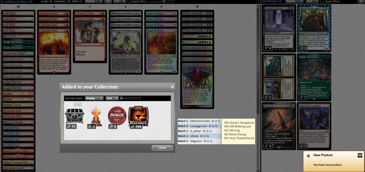 Sam (Ashanti) (@ashanti_88) on Twitter photo Casinoblast is back! A ton of players working on Belcher so I decided to tune as much as possible Caliblast.
Featured by Ancient Tomb 😝, which was insane!!! Devourer another MVP to improve consistency!
Decklist in ALT.
<a href="/fireshoes/">Robert Taylor🔥</a> <a href="/MtgSodek/">SodekMTG</a> <a href="/dylan_mtg/">Dylan Kruse</a> <a href="/GiggsMtg/">LucasGiggs</a> <a href="/NickNorman/">Nick Norman</a> Casinoblast is back! A ton of players working on Belcher so I decided to tune as much as possible Caliblast.
Featured by Ancient Tomb 😝, which was insane!!! Devourer another MVP to improve consistency!
Decklist in ALT.
<a href="/fireshoes/">Robert Taylor🔥</a> <a href="/MtgSodek/">SodekMTG</a> <a href="/dylan_mtg/">Dylan Kruse</a> <a href="/GiggsMtg/">LucasGiggs</a> <a href="/NickNorman/">Nick Norman</a>