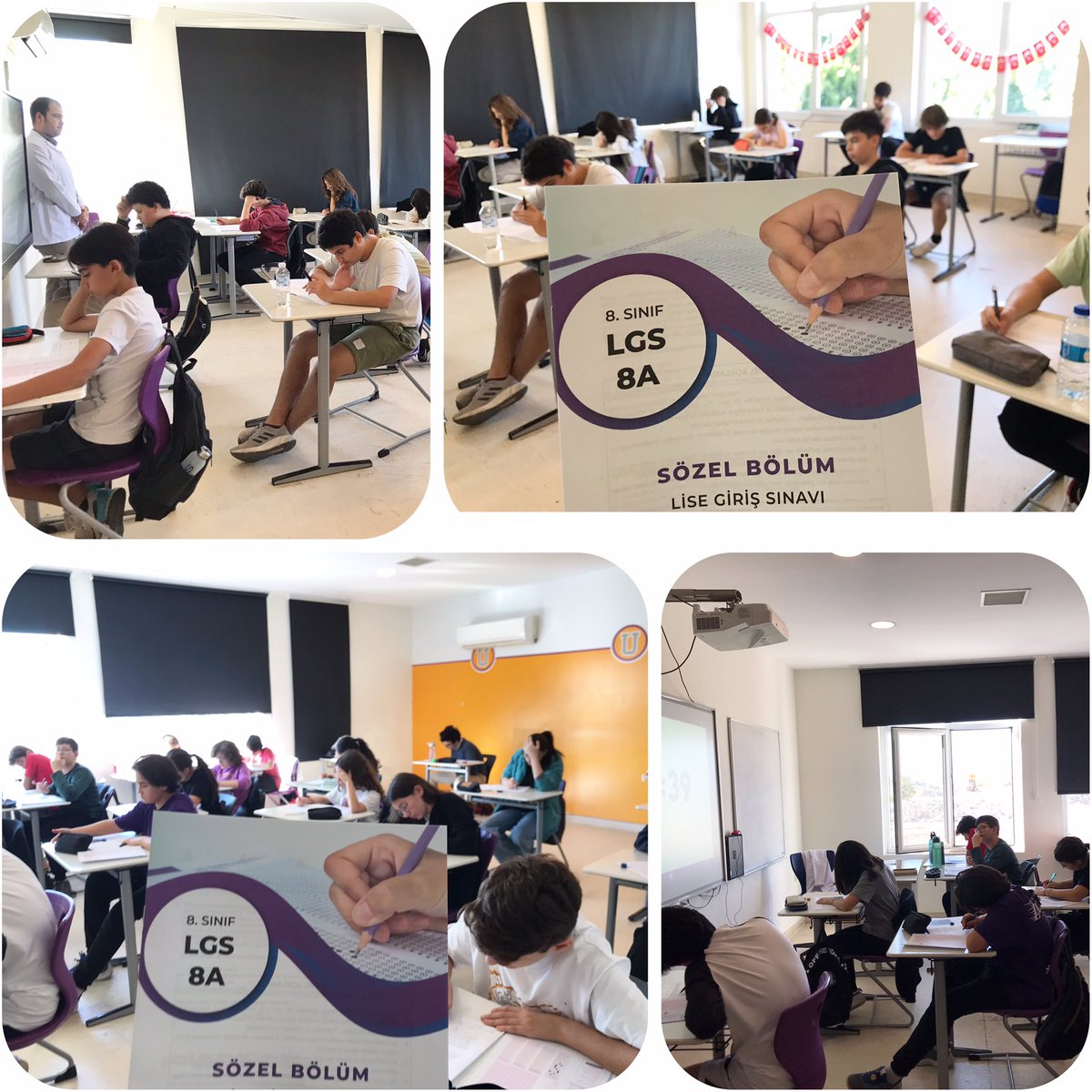 Uğur Okulları Muratpaşa Kampüsü 8. sınıf öğrencilerimiz Türkiye geneli uygulanan LGS 8 deneme sınavına girdiler. Tüm öğrencilerimize başarılar dileriz 📝