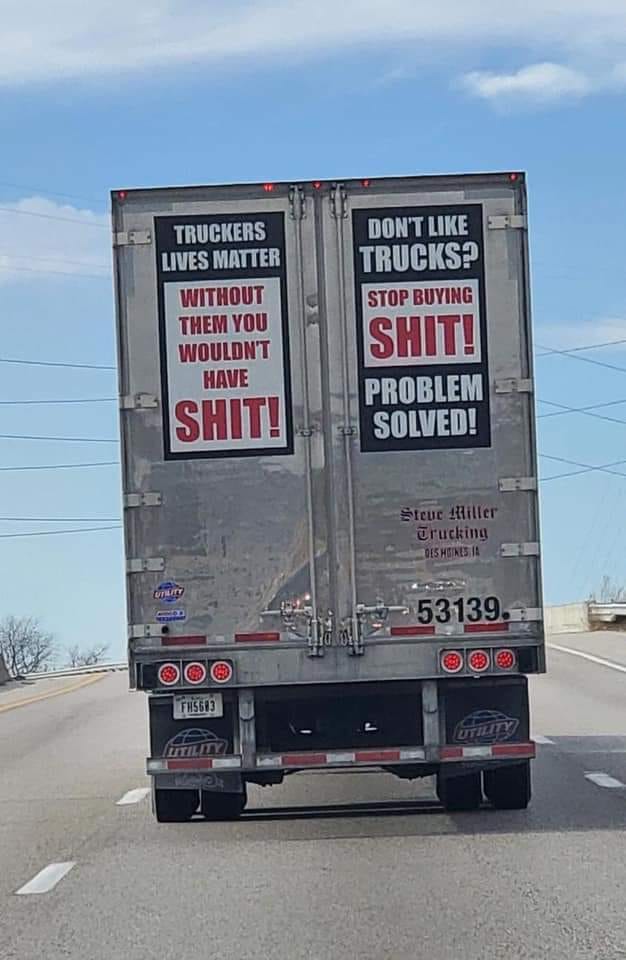 <a href="/DonaldTNews/">Donald J. Trump Posts on 𝕏</a> Truckers lives matter