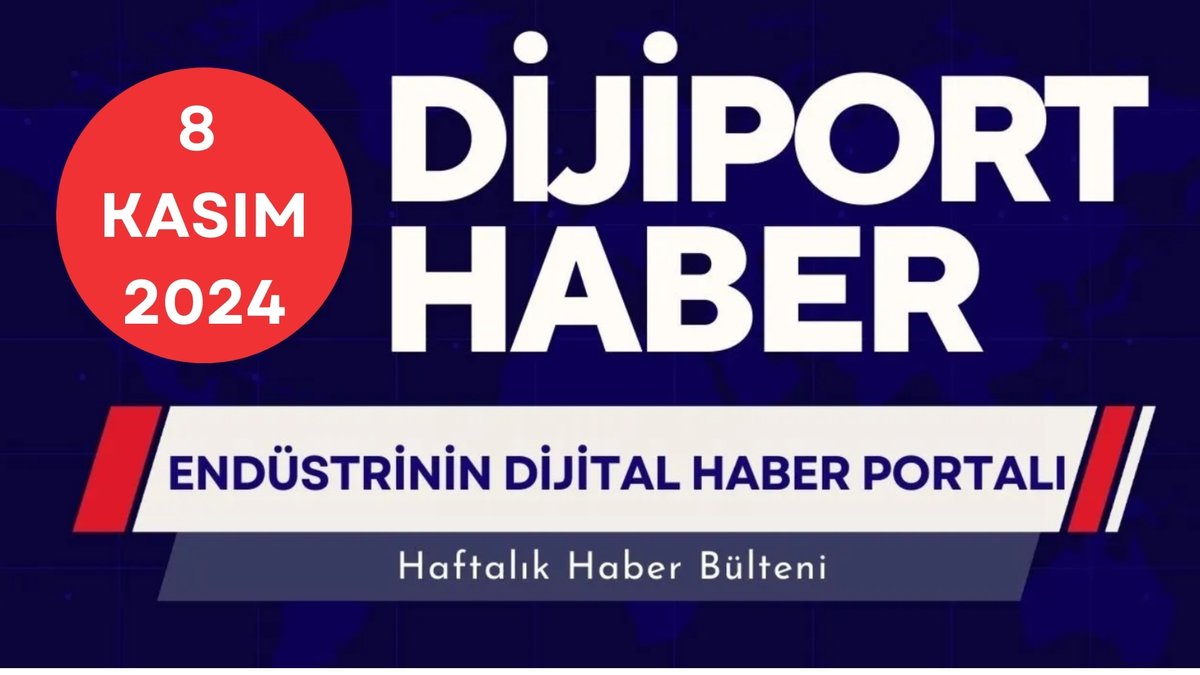 DijiportMedya's tweet photo. Dijiport Haber _ Endüstride Bu Hafta 8 Kasım 2024 https://t.co/CliyPblTpw via @YouTube https://t.co/WEqvCNKYmr