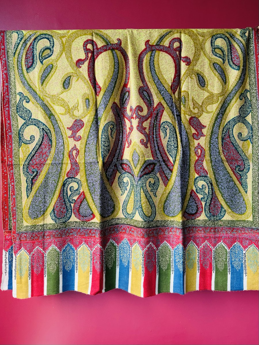 PashmIndia's tweet photo. This masterpiece boasts a vibrant base enriched with intricate, all-over hand embroidery, creating a symphony of colors and textures that speak of timeless artistry. Wrap urslf in luxury and embrace the warmth, style, and sophistication that only a true work of art can offer. https://t.co/aJSmF4ywpC