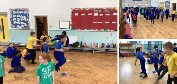 SelsdonPrimary's tweet photo. This week, our year 5’s have been practising baton techniques in PE. First, they discussed how to hold the baton and how to receive it. After practising in small groups, they had a few ‘races’, and they were very competitive, so they could receive house points for their team! https://t.co/dx20D5izNf