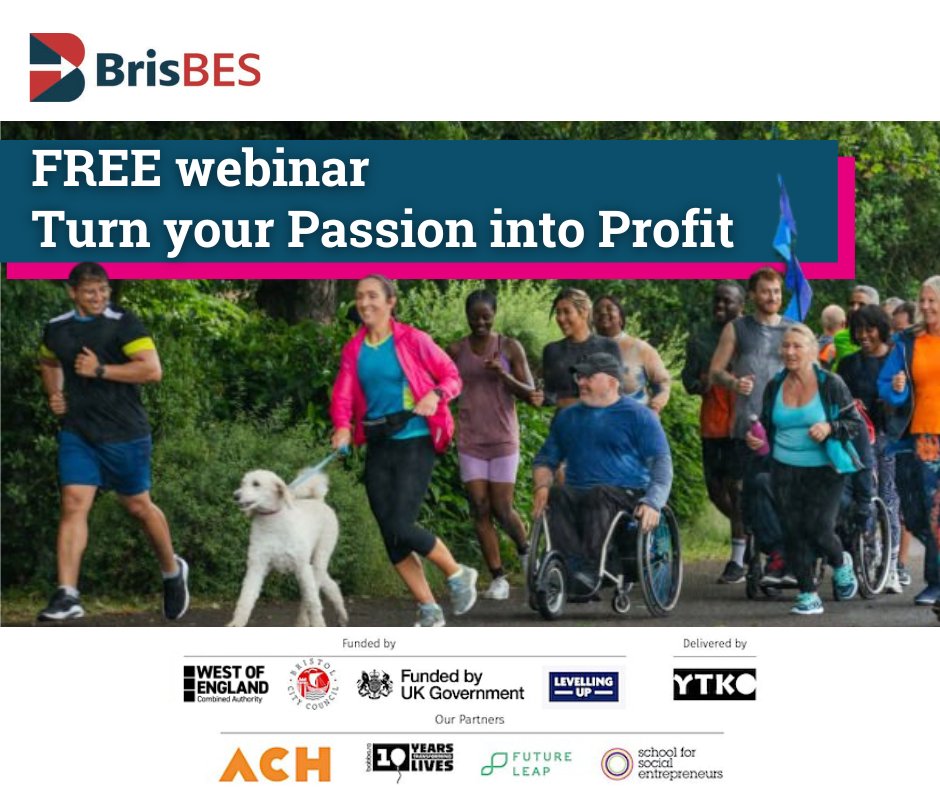 The School for Social Entrepreneurs (@schsocent) on Twitter photo ✨FREE Passion to Profit webinar, for entrepreneurs in Bristol, by #BrisBES
✅Free support, including mentoring & workshops
✅Tips & tricks from successful local entrepreneurs
📅13 Nov 2024, 4-5PM
📍Online (Zoom)
➡ bit.ly/BrisBESweb
<a href="/ytko/">YTKO</a> <a href="/BristolCouncil/">Bristol City Council</a> <a href="/WestofEnglandCA/">West of England Mayoral Combined Authority</a> ✨FREE Passion to Profit webinar, for entrepreneurs in Bristol, by #BrisBES
✅Free support, including mentoring & workshops
✅Tips & tricks from successful local entrepreneurs
📅13 Nov 2024, 4-5PM
📍Online (Zoom)
➡ bit.ly/BrisBESweb
<a href="/ytko/">YTKO</a> <a href="/BristolCouncil/">Bristol City Council</a> <a href="/WestofEnglandCA/">West of England Mayoral Combined Authority</a>