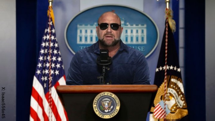 The next <a href="/PressSec/">Karoline Leavitt</a> for the <a href="/realDonaldTrump/">Donald J. Trump</a> administration might actually end up being <a href="/RealAlexJones/">Alex Jones</a>.