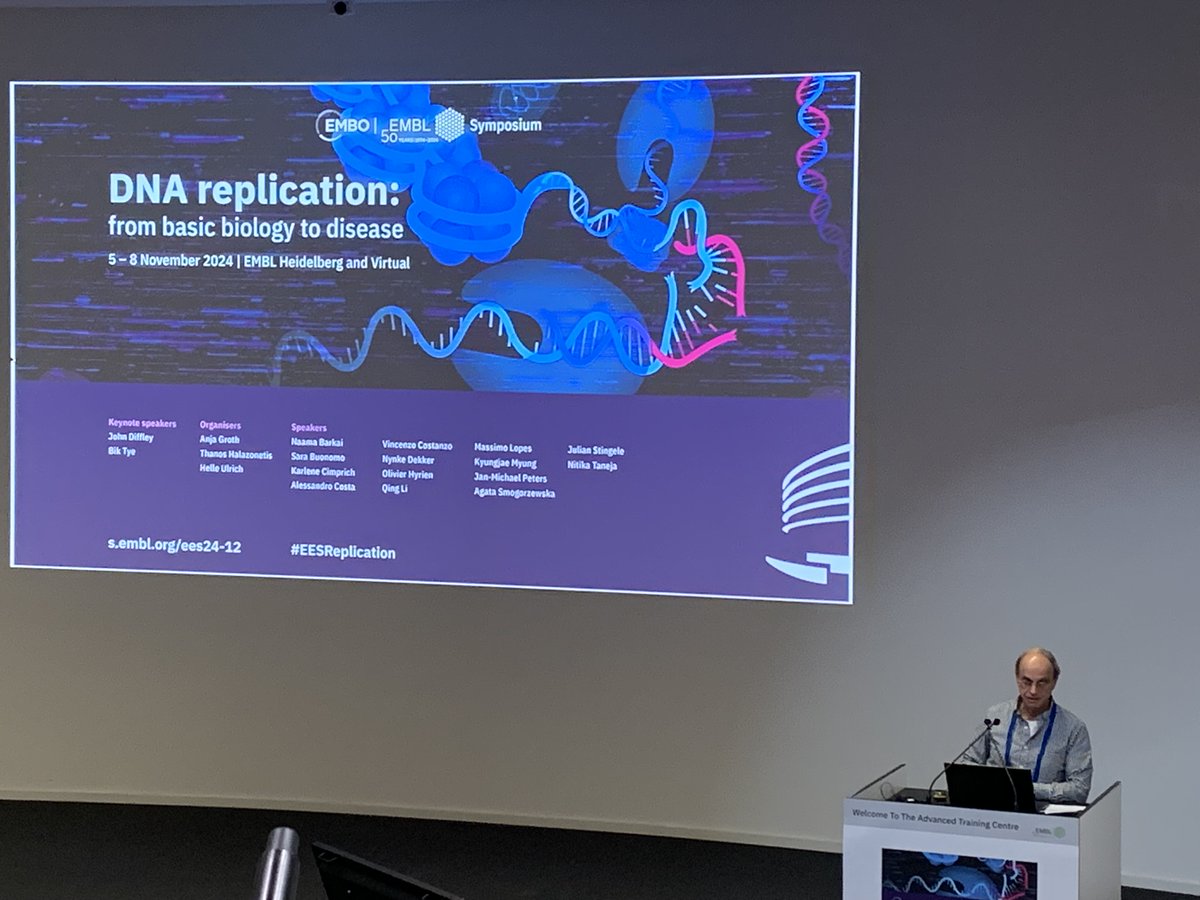EMBLEvents's tweet image. 🕐Last day of #EESReplication 📆
The symposium was wrapped up with the keynote lecture by John Diffley, closing remarks by Thanos Halazonetis and the poster prize announcement by Helle Ulrich 🏆
Stay tuned to find out more about the 3 poster prize winners and when there will be a