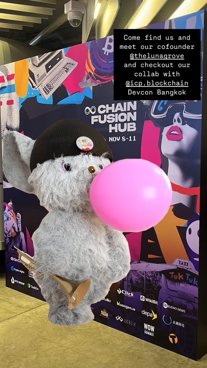 Come say “whatsuuuup” and get a small gift from us, THE LOST CLUB TOYS <a href="/icphub_TH/">ICP HUB Thailand</a> <a href="/Dune/">Dune | We are hiring!</a> <a href="/elad_mi/">Elad Mintzer</a> <a href="/dfinity/">DFINITY Foundation</a>