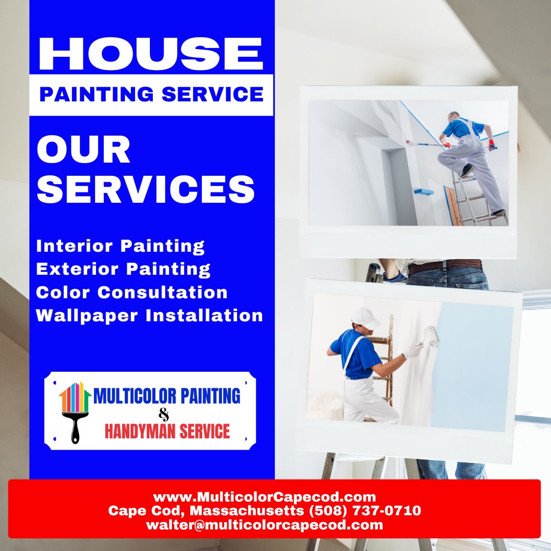 MulticolorPain1's tweet image. Our expert painting services include everything from sleek interior finishes to durable exterior coatings, not to mention personalized color consultations and professional wallpaper installations.

#HousePainting #ColorConsultation #CapeCodPainting

bit.ly/2XLikom