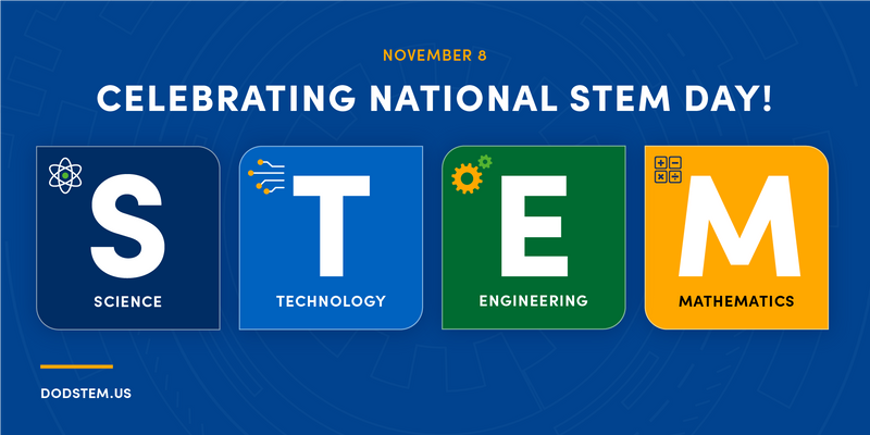 EricLopez2888's tweet photo. STEM is our future. Join me and @DoDSTEM in celebrating National STEM Day. Let’s inspire the next generation to discover the wonders of STEM &amp; unlock endless career possibilities. Find STEM activities, resources, &amp; opportunities: https://t.co/JrFzl9JCW2 #NationalSTEMDay https://t.co/pfEphx1KYr