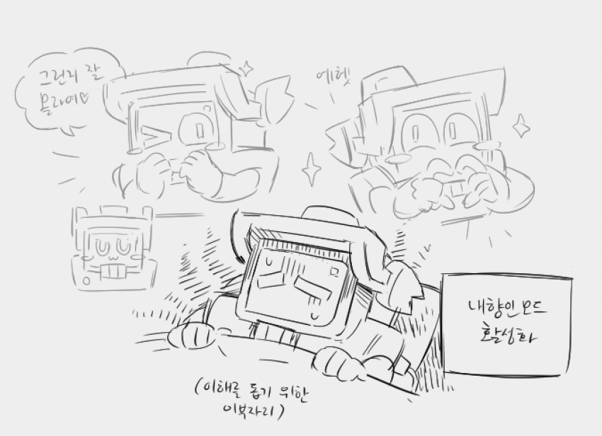 if (Introvert mode: engaged)
{
cute robot mode = temporal regret;
}