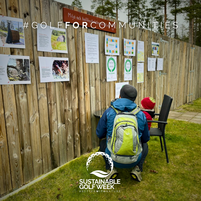 EnglandGolf's tweet photo. 🌍 Celebrating #SustainableGolfWeek with @sustainablegolf! ⛳ This year’s theme: #GolfForCommunities. 🤝

At England Golf, we recognise how golf boosts well-being, connects us to nature &amp; inspires healthy lifestyles. 🏌️

How are you using golf as a community space? 👇