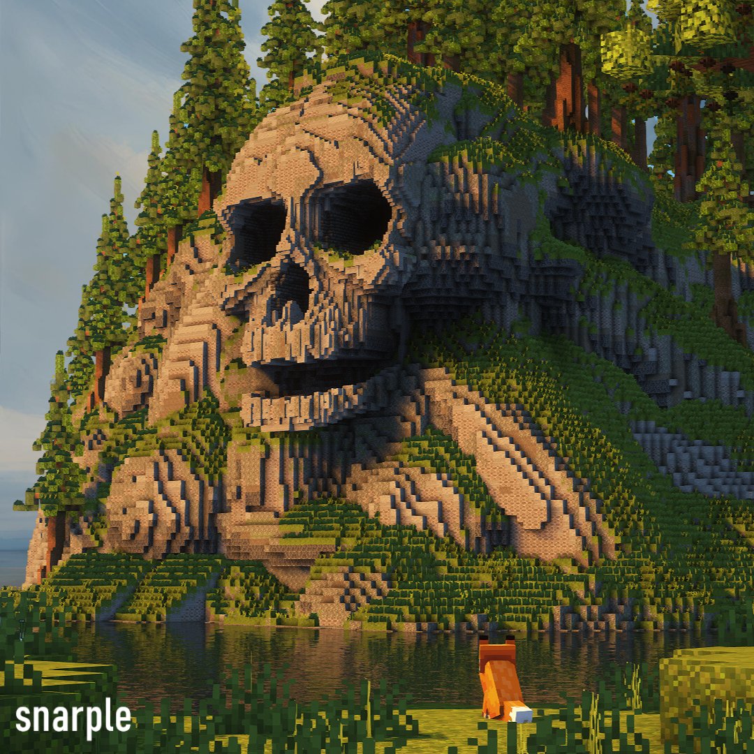 The boney bay 💀
 #Minecraftbuilds #Minecraft #minecraft建築 #minecraftart