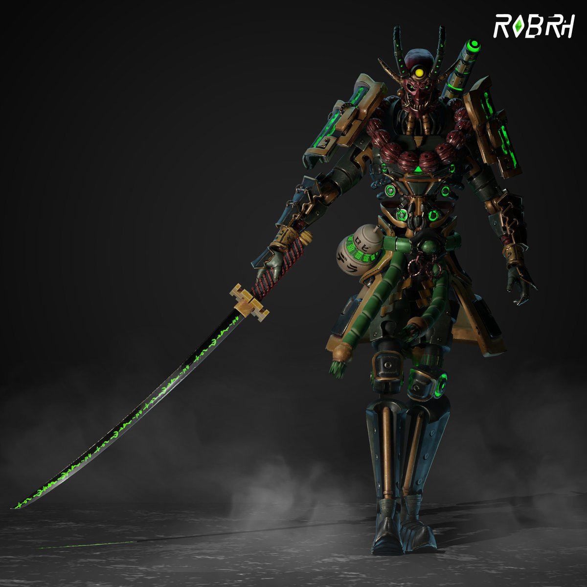 robirh3dstylize's tweet photo. Demon X Mecha Challange - Shuten-Doji
#PortofolioDay https://t.co/vWbhNByUFx