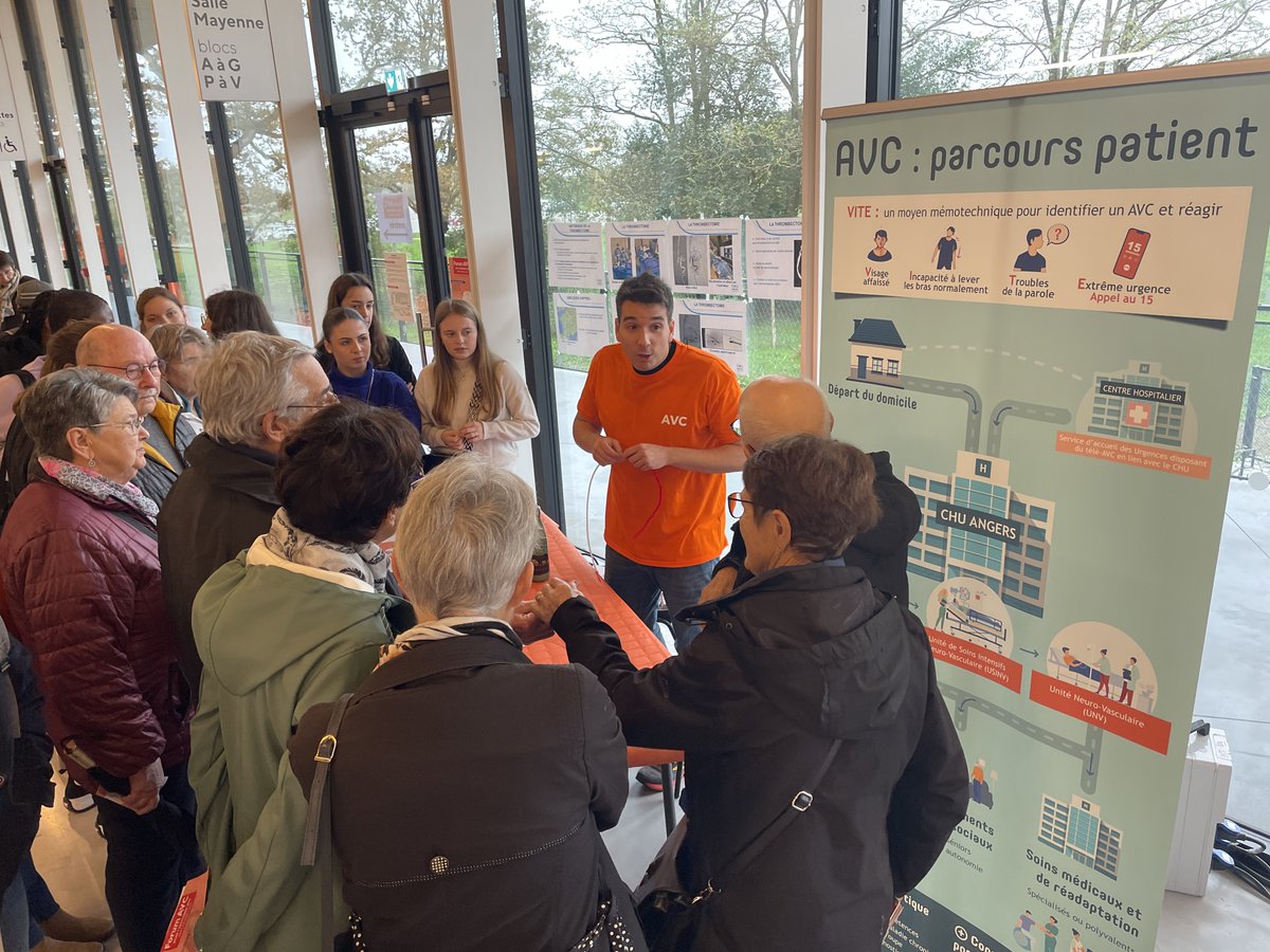 🙏Merci aux professionnels de santé, associations et partenaires qui se sont mobilisés hier pour le forum #AVC  :  signes d'alerte, parcours, bilans, aides, témoignages, facteurs de risque, conseils activité et alimentation, etc ➡️Programme complet et échanges riches👍