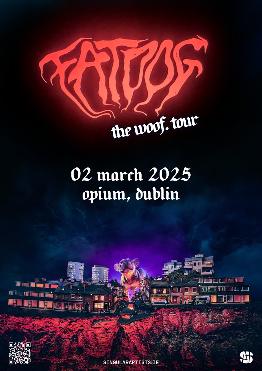 DUBLIN YOU WERE GOOD LAST NITE. SO GOOD YOU DESERVE ANOTHER HELPING.  SEE YOU ON 2 MARCH AT OPIUM. TIX ON SALE NOW : singularartists.ie/show/fat-dog-2…