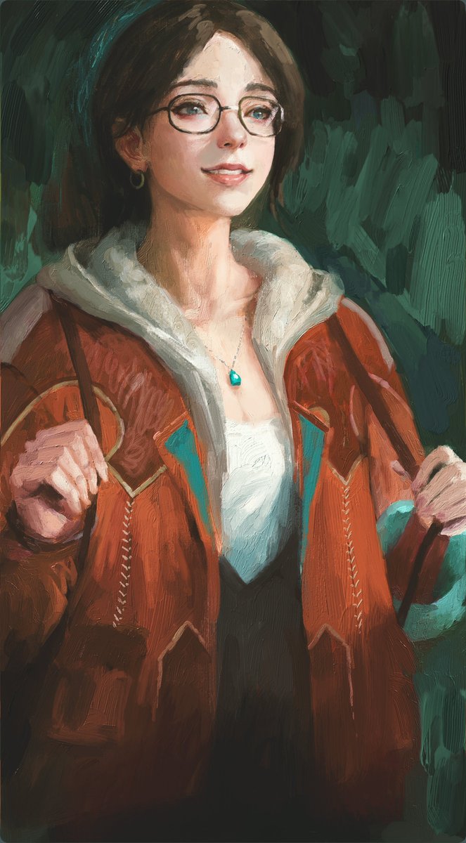 UnoMitsuko's tweet image. Alma
oil painting style
 #MHWs #MHWilds #モンハンワイルズ #モンハン #fanart