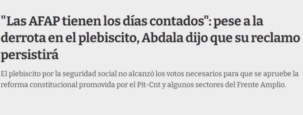 jjnorbis's tweet photo. El eventual ministro de Economía si gana el FA dijo que las AFAP "no se tocan", pero desde el PIT/CNT afirman que si gana el FA "las AFAP tienen los días contados" https://t.co/2pM8KTtvLD