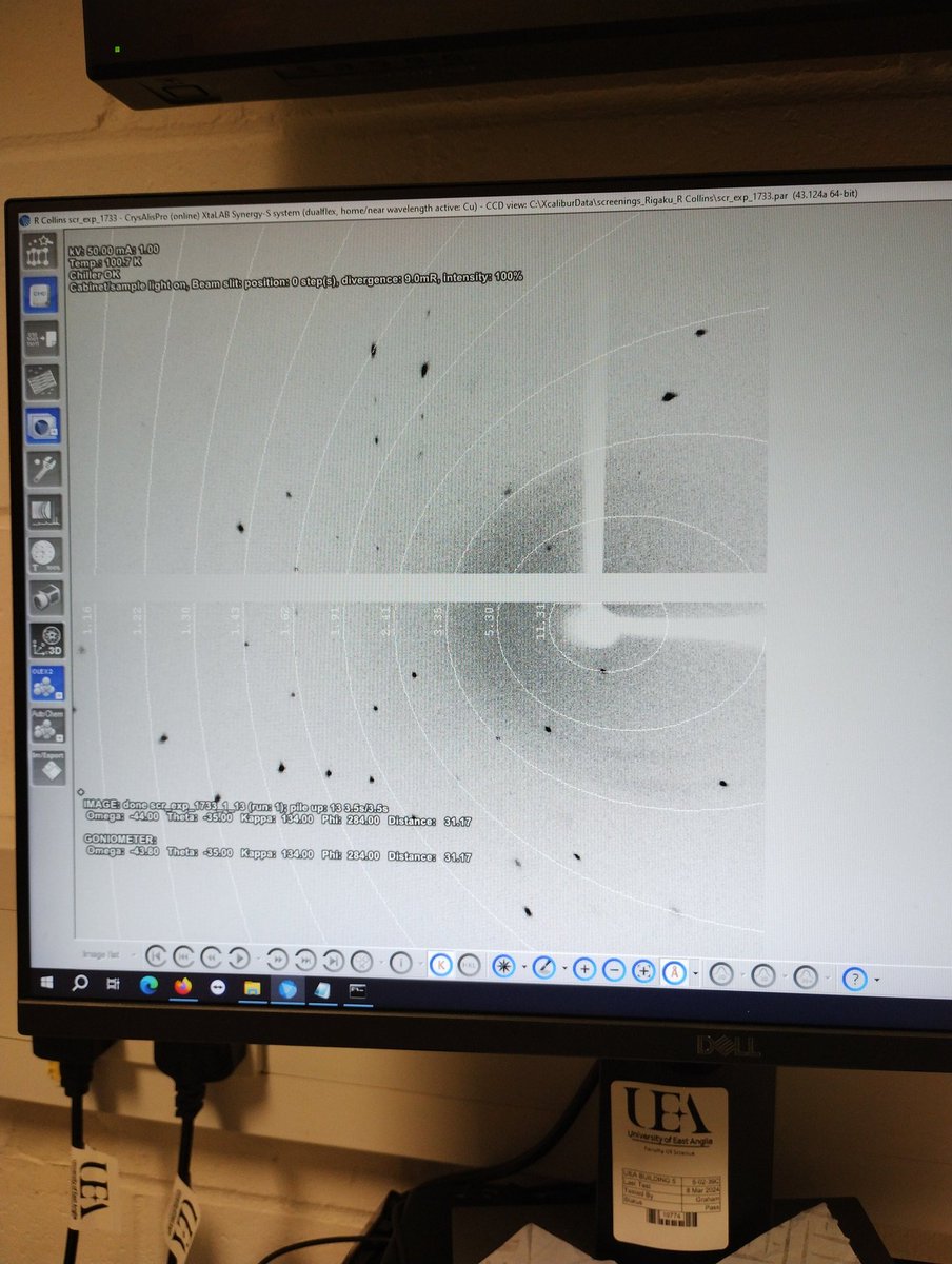 CollinsChemLab's tweet photo. Happy Friday to me. Or should I call it POETS day?
#xrd #scxrd #chemistry #science https://t.co/BELpbTHlue
