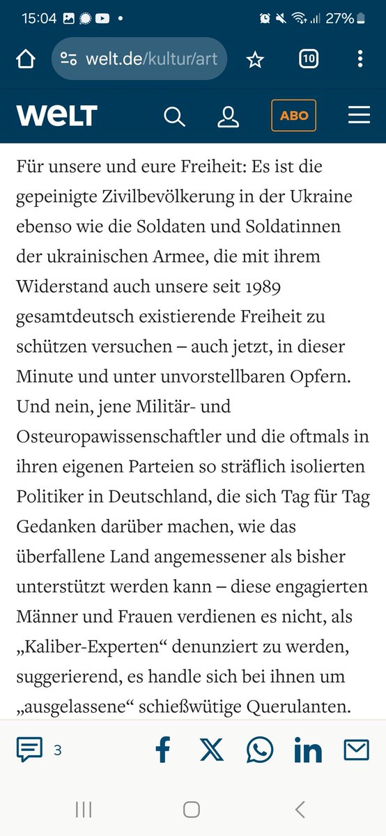 Danke. Marko Martin.
Lest und verbreitet seine Rede aus dem Bellevue. 
welt.de/kultur/article…