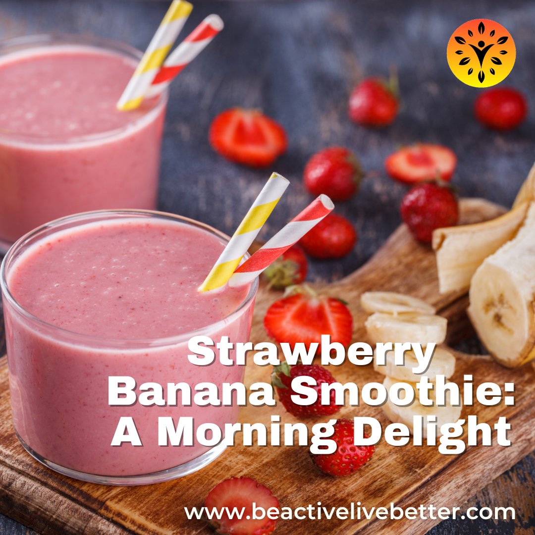 BeActiveLive's tweet image. I love starting my day with a Strawberry Banana Smoothie! It's energizing with natural sugars and proteins. Blend 1 cup strawberries, 1 banana, 1/2 cup Greek yogurt, and milk. Sweeten with honey, add ice, blend, and enjoy! It's a delicious energy boost.
#HealthyRecipes #Nutrition