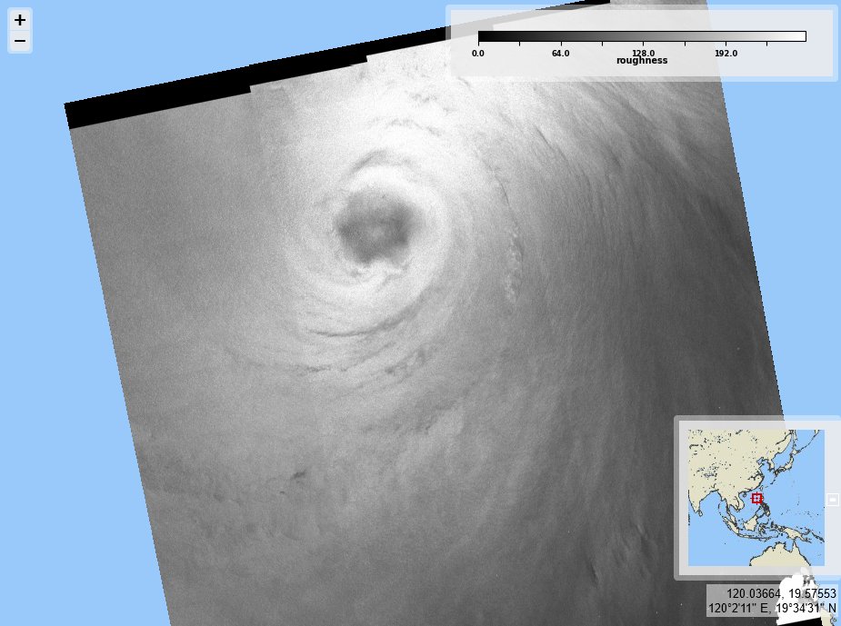 CYMS Cyclone Monitoring Service by Sentinel-1 (@cyms_s1) on Twitter photo Typhoon #Yinxing again, west of Philippines. <a href="/ESA_EO/">ESA Earth Observation</a> acquisitions on 2024/11/08 on 10:15 UTC, for #2024SHOC from <a href="/CopernicusEU/">Copernicus EU</a> #Sentinel1 A. Max sustained wind velocities (left) just over 45 m/s, derived from SAR sea surface roughness (right). Typhoon #Yinxing again, west of Philippines. <a href="/ESA_EO/">ESA Earth Observation</a> acquisitions on 2024/11/08 on 10:15 UTC, for #2024SHOC from <a href="/CopernicusEU/">Copernicus EU</a> #Sentinel1 A. Max sustained wind velocities (left) just over 45 m/s, derived from SAR sea surface roughness (right).