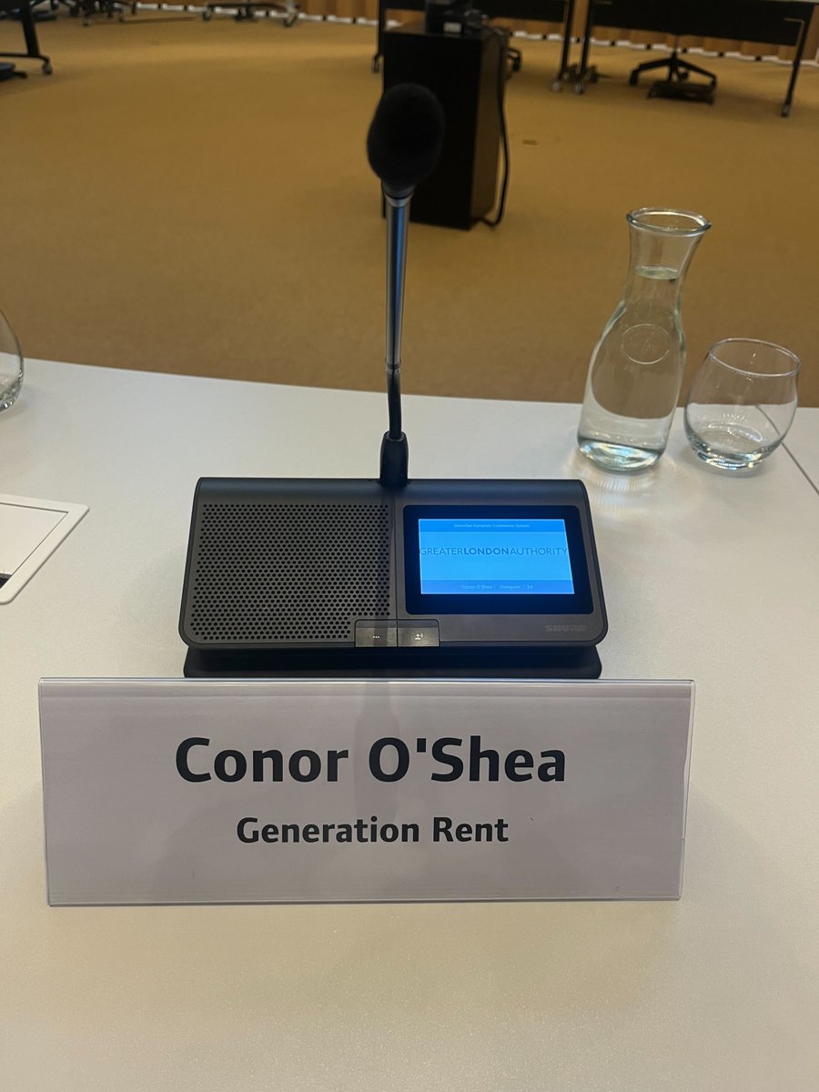 Conor__OShea's tweet image. It was a pleasure to represent @genrentuk in the chamber at London City Hall this week for the #LondonRentCommision with @ZoeGarbett. An empowering conversation rooting the unaffordability of renting in the wider context of the pain it causes. Things can and must be improved.