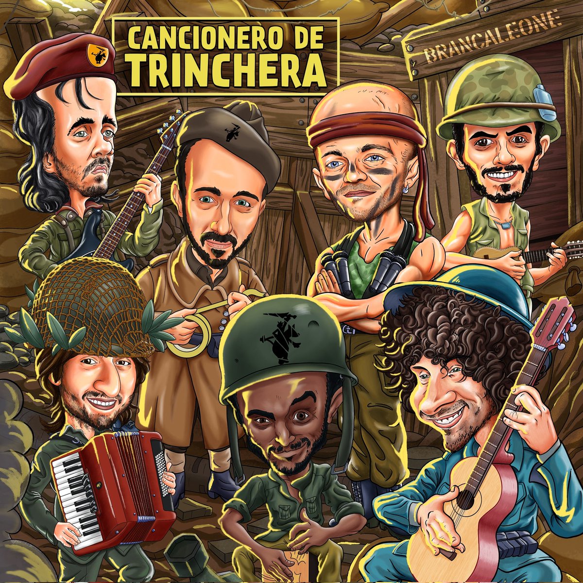 💿 BRANCALEONE - CANCIONERO DE TRINCHERA

🎙️ El séptimo disco de estudio de Branca nos trae 15 canciones geniales, rifferas, emotivas, que empezaron a grabar antes de la pandemia, y que terminaron de grabar durante la misma, gracias a la ayuda de Diego Blanco, de 
Los Pericos. 🦜