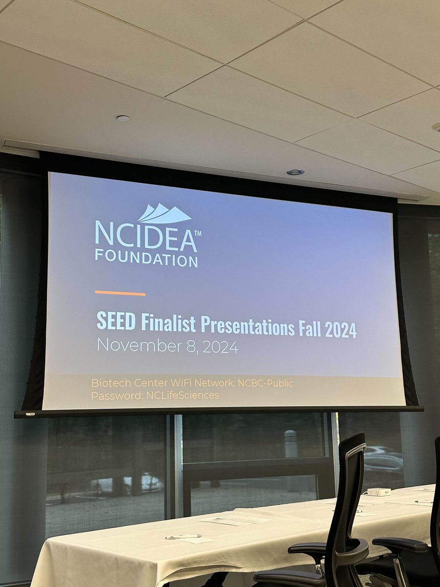 ncidea's tweet photo. The long-awaited 2024 Fall #SEED ($50k) Finalist Pitch Day is finally here!

Join us today for LIVE posts from @ncbiotech as we spotlight our amazing #SEED applicants. Wishing the best of luck to all the founders!

#ecosysteming #NCIDEA #SEED https://t.co/jOhemtdWoB