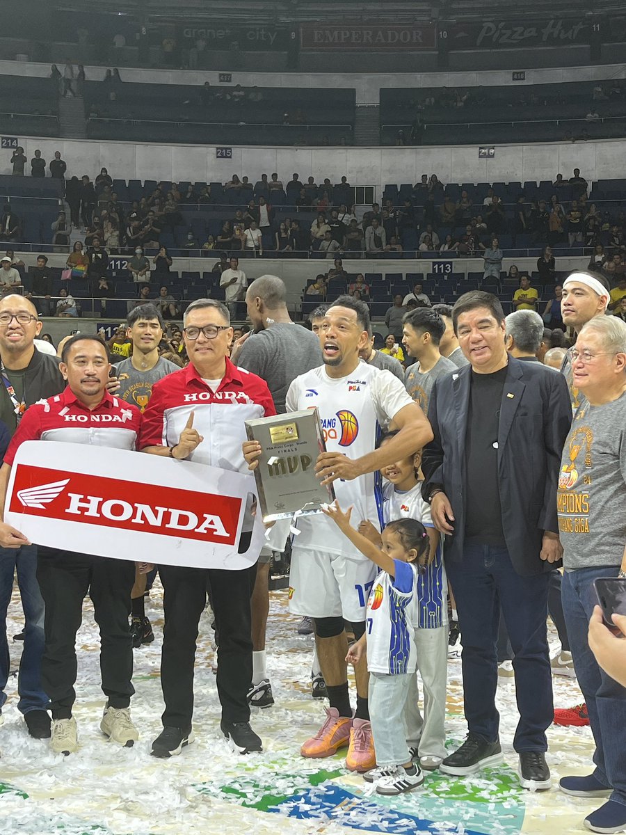 News5PH's tweet photo. JUST IN | Pinangalanan si #JaysonCastro bilang Finals MVP ng 2024 PBA Governors' Cup. #News5 https://t.co/QYrEN79j9C
