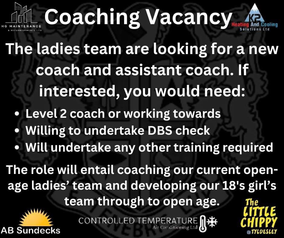 GennaBanks's tweet photo. Leigh Miners Ladies ladies are looking for new coaches. 

An established team with the largest girls section in the country feeding in to it. 

Send an email to Steve at s.quinn63@outlook.com if you’re interested. https://t.co/N8n6QNbuE4