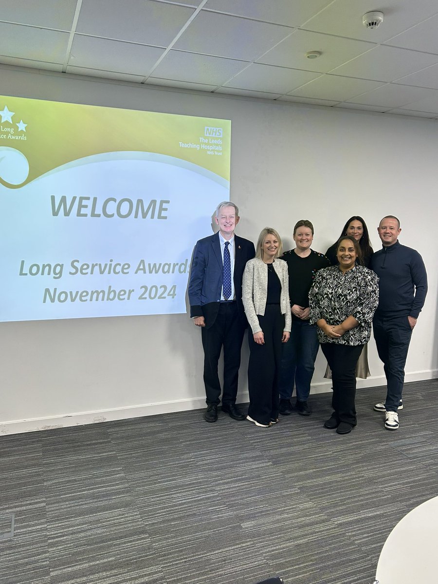 Onto <a href="/LeedsHospitals/">Leeds Teaching Hospitals</a> long service awards with the <a href="/LeedsRadiology/">LTHT Radiology</a> team now! 130 years service between us!
