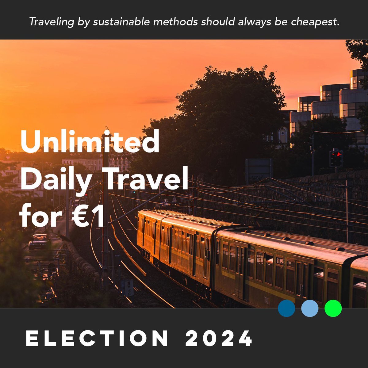 With the election now called candidates will be standing outside train &amp; Luas stations every day during the campaign 

We’re calling on the next Government to implement a new €30 monthly all-access ticket for public transport that is simple for everyone to purchase