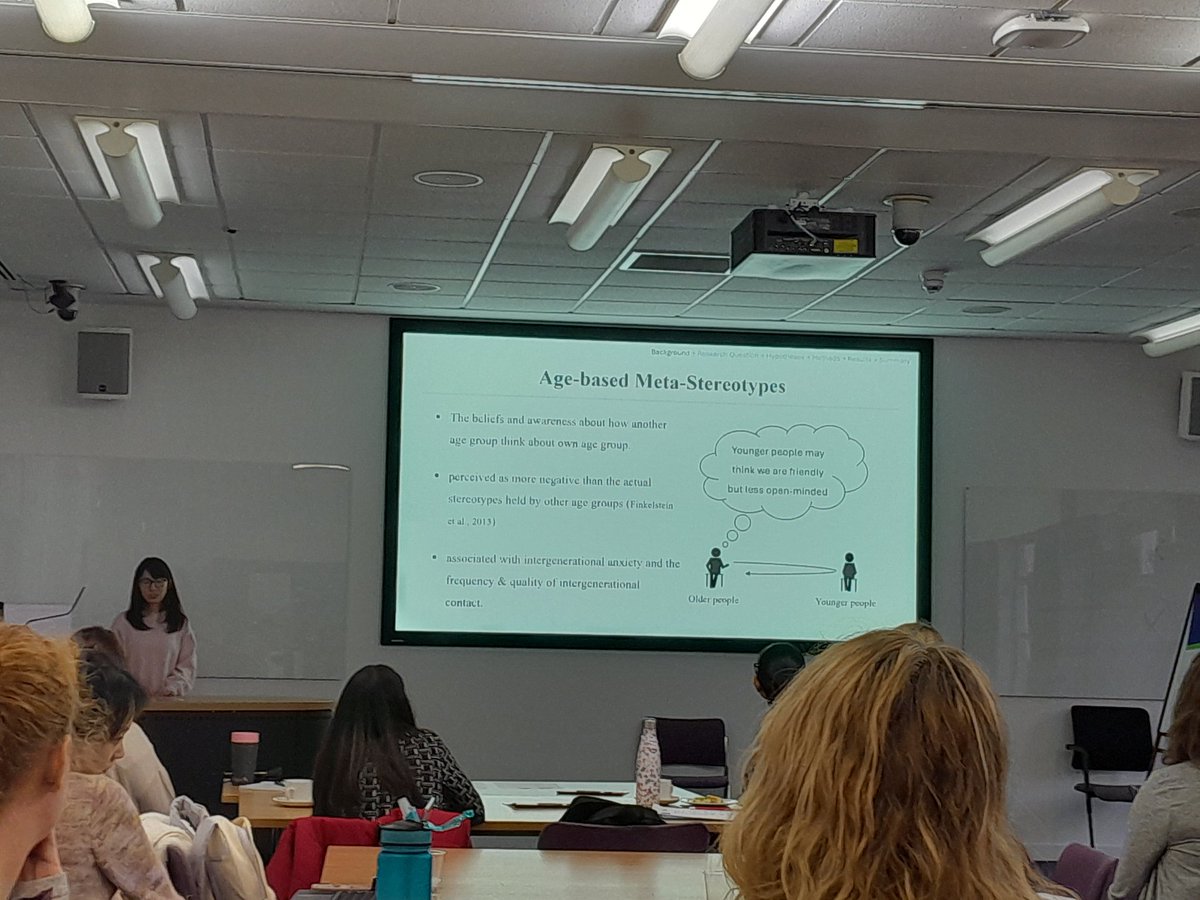 Scottish Cognitive Ageing Network (SCAN) (@scotcogageing) on Twitter photo <a href="/DrCags87/">Carolyn Wilson-Nash</a> Now presenting is <a href="/HioTong_Pang/">Hio Tong Pang</a>, who is speaking about her research on age-based meta-stereotypes and how they can affect our expectations of intergenerational interactions and relationships. <a href="/DrCags87/">Carolyn Wilson-Nash</a> Now presenting is <a href="/HioTong_Pang/">Hio Tong Pang</a>, who is speaking about her research on age-based meta-stereotypes and how they can affect our expectations of intergenerational interactions and relationships.