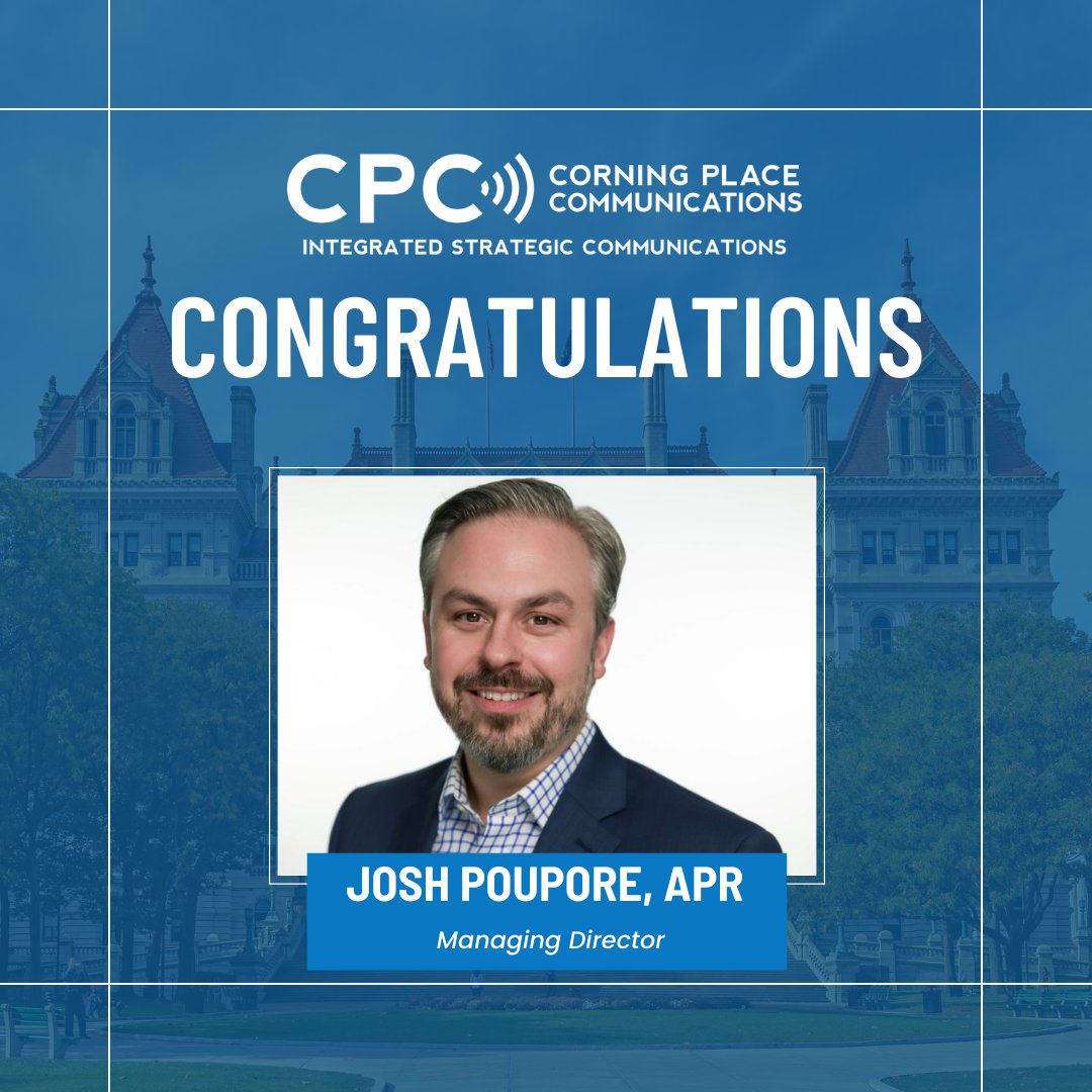 Congrats to Josh Poupore for being named in <a href="/CityAndStateNY/">City & State NY</a>'s Who's Who in Communications! 

Josh is highly regarded and leverages 20+ years of strategic comms experience to help clients tell their stories, manage crises &amp; guide successful campaigns. 

loom.ly/6dltMHw