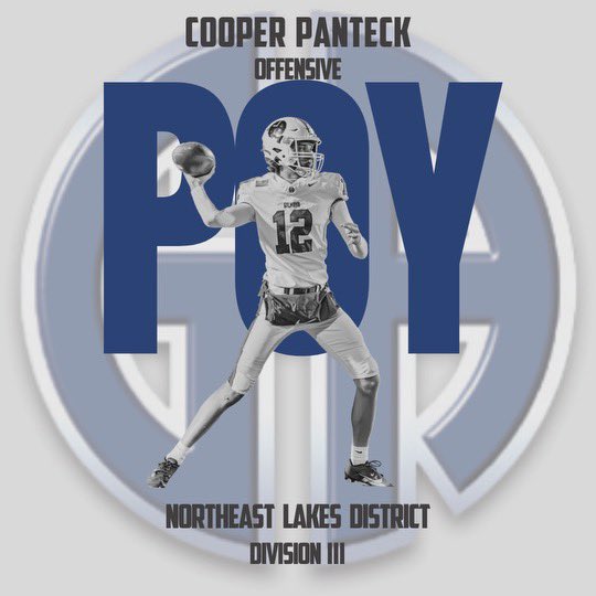 CoachTomKaufman's tweet image. Congrats @PanteckCooper‼️ District Offensive PLAYER OF THE YEAR 🔥💙