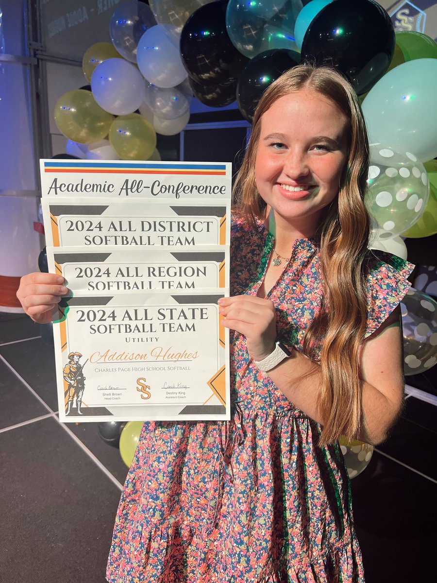 Ending my senior season on a good note. Thankful to have received several awards! 

All State / Large East
All Region 14 Pitcher
6A-2 All District Pitcher
Academic All Conference 
Zachary Dunn Scholarship 

<a href="/SanditeAthletic/">Sandite Athletics</a> <a href="/sanditesoftball/">Sandite Softball</a> <a href="/epicvickrey/">Epic Premier - Vickrey</a> <a href="/Epic__SB/">Scotty Smith</a> <a href="/ecutigersb/">ECU Softball</a>