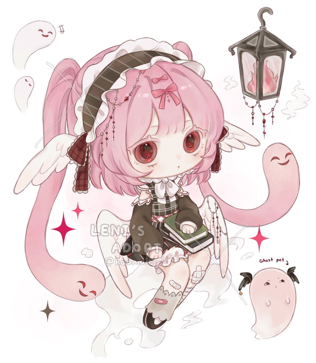 Spooky Ghost Adopt! 👻 

SB: $30
MI: $5
AB: $85

Likes and retweets extremely appreciated!! 🥺💖
#adoptables #adopt #oc #characterdesign