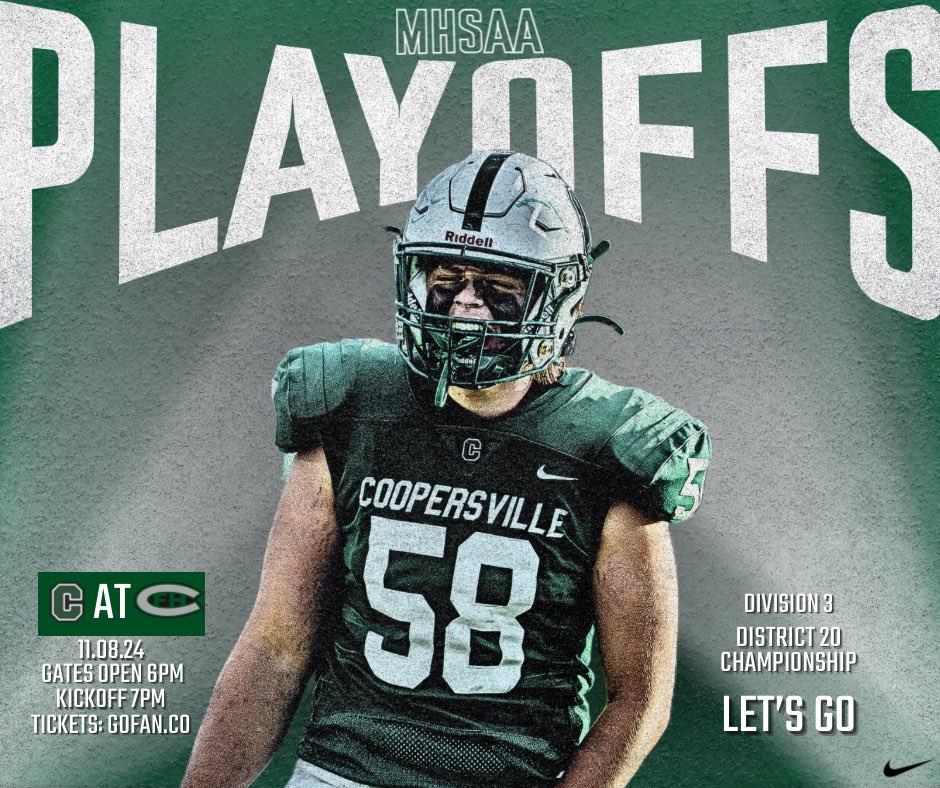 District Championship Game
Tonight, 7PM
Broncos at Rangers
LET’S GO!

Tickets: gofan.co/event/2142305