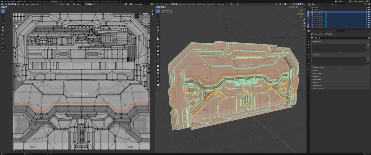 REX2017CG's tweet photo. Sci-Fi Door Kit Vol 01 Renew
There are 6 styles in total
1.3D model optimization
2. Add UVs ( local overlap )
3.4k PBR textures (6 shaders / 30 textures)
More production content:
https://t.co/gOsVyVv7qT https://t.co/W2KuBKupfv