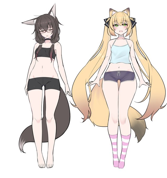 これは上げてなかったインナーくたんちゃんとツインテ部屋着すすき
水葵や首輪ちゃんがお泊りで家にいない時はすすきがぐいぐい甘えて一緒に寝てて欲しい 