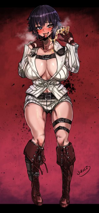 全身とサングラス差分 