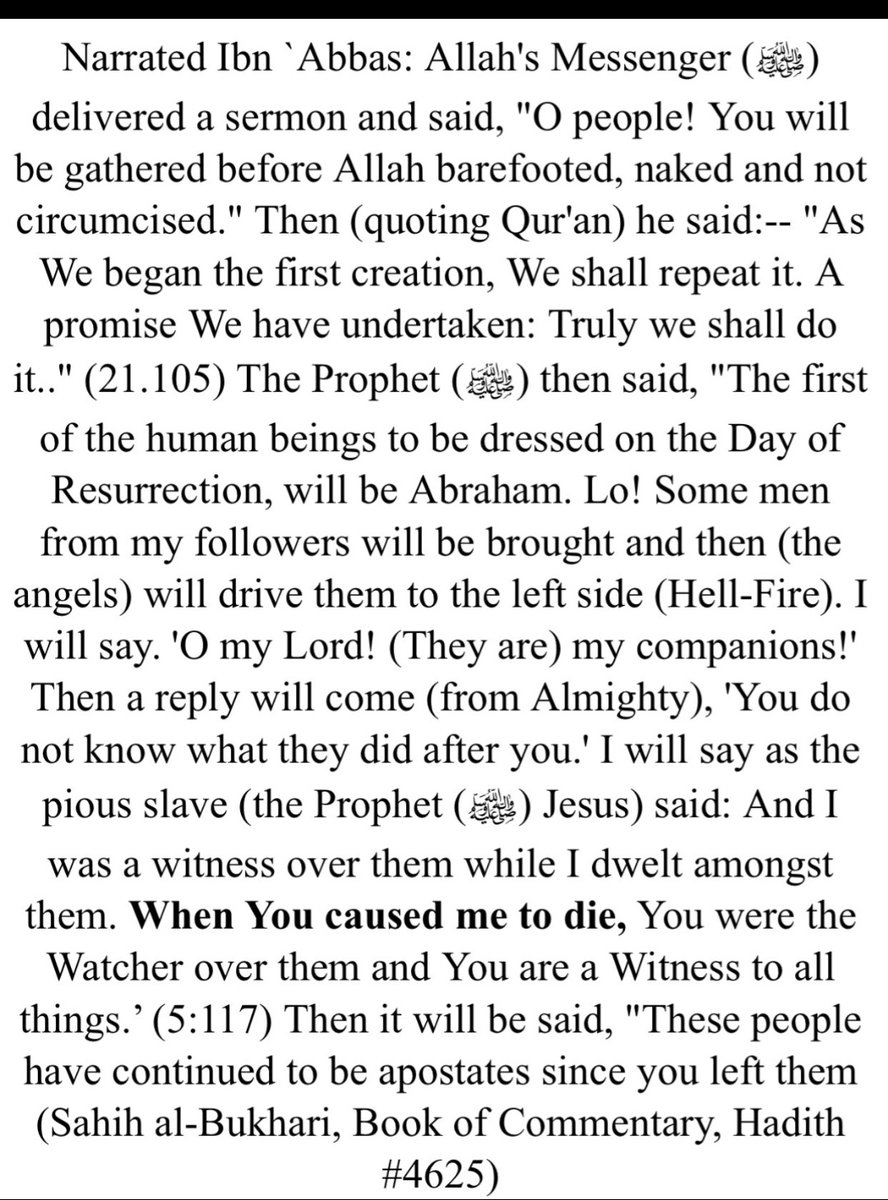 AhmadMarjaan's tweet photo. #JesusHasDied
#JesusHasDied
#JesusChrist
#Ahadeeth https://t.co/mn16tArNu4