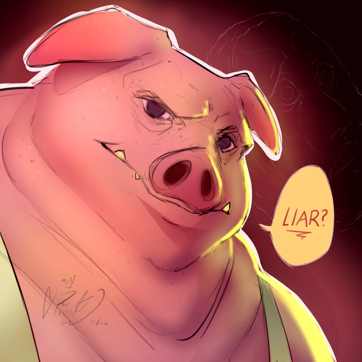 Bristle fanart from Liar's Bar