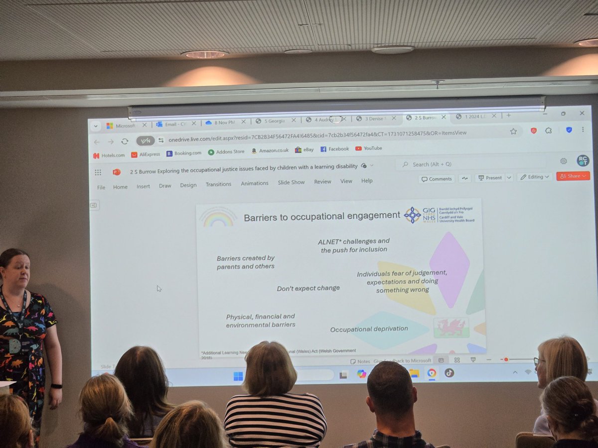 "Children with learning disabilities are in need of fundamental occupational rights, not charity"

A powerful message from Sarah Burrow.
"Exploring the occupational justice issues faced by children with a learning disability" #CYPF24