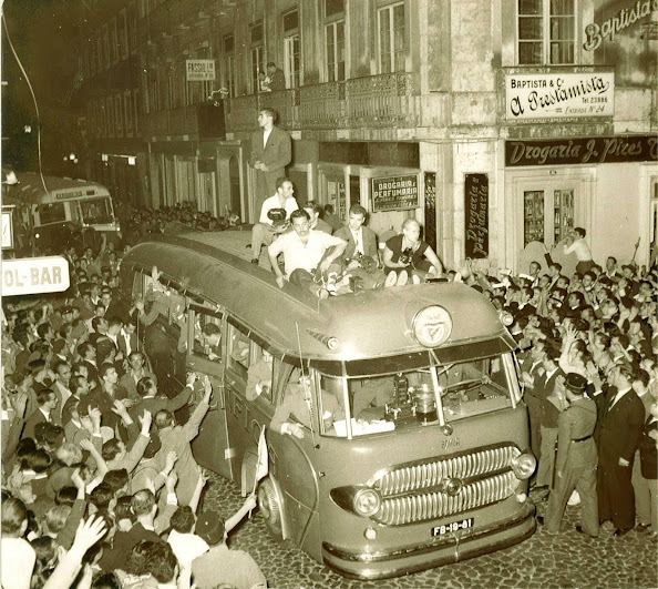 O autocarro do Benfica em 1962 🇵🇹