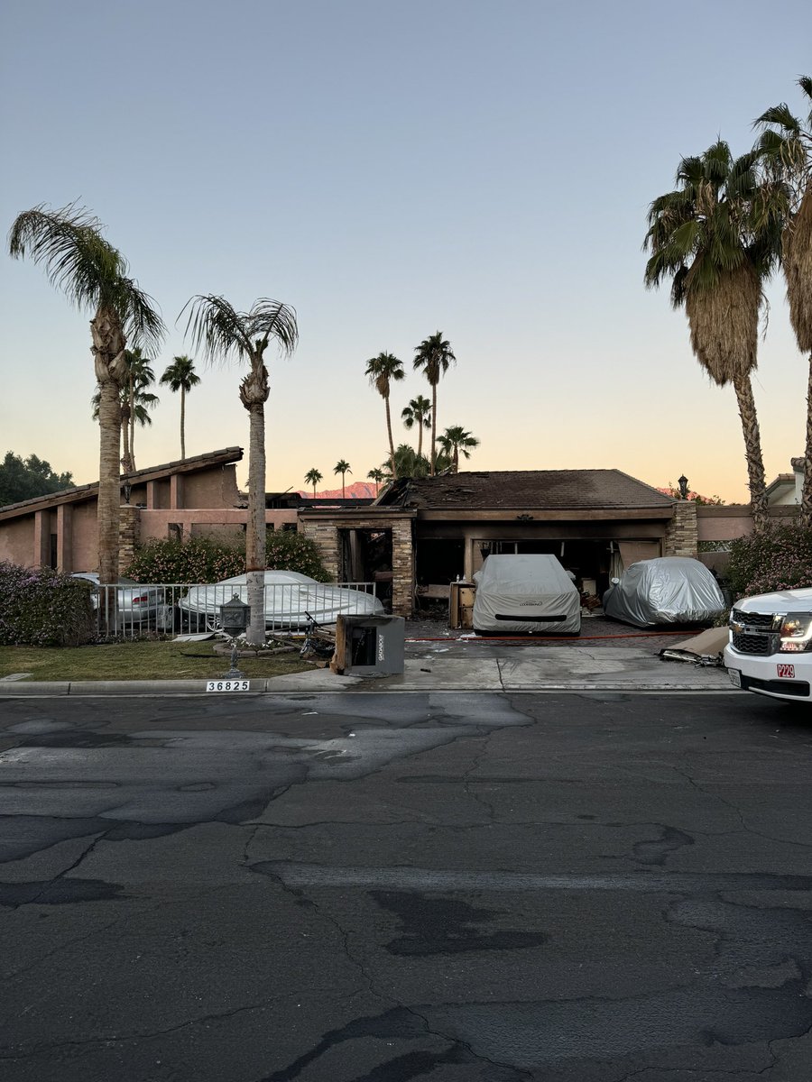 A fire was reported in Rancho Mirage at 11 o’clock last night. We spoke to the battalion chief this morning who confirmed one person has died inside of this home. A tragic morning for the community here.