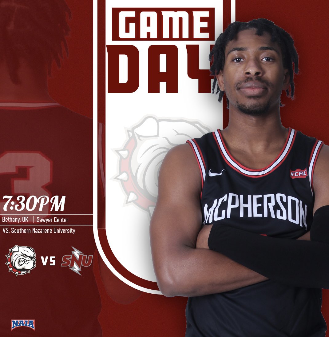 MAC_Bulldogs's tweet photo. MBB | Exhibition GAMEDAY!‼️🐾

🆚 Southern Nazarene University
⏰ 7:30PM
📍 Bethany, OK 
📊 https://t.co/oN90xNzcEI
📺 https://t.co/b8rAazlAKj

#bulldogpride https://t.co/qThMTYDne3