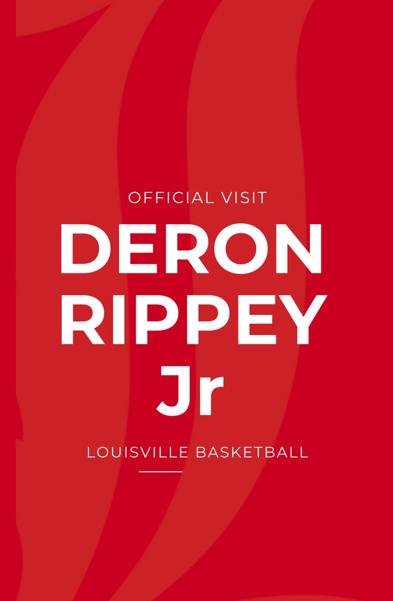 rippey_deron's tweet photo. Happy Friday Family! Let’s Go @LouisvilleMBB Cardinals #NotCommitted! Looking Forward To Our Son First Official Visit#TGBTG#
WeWalkByFaithAndNotBySight! https://t.co/izAgUuEcxe