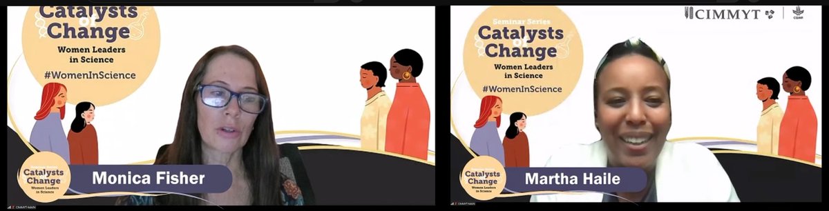 bramaccimmyt's tweet photo. In the latest #CatalystOfChange webinar, the dialogue between Martha Haile & Monica Fisher - Senior Scientist for Gender Equity & Social Inclusion @CIMMYT - stressed that measuring success stories demands different metrics beyond profit calculations. ๐บย https://t.co/BiGcBstWxH https://t.co/ea7ZytvEJ5